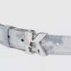 K-logo denim bælte