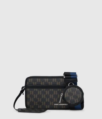 K/Monogram Kanvas crossbody taske