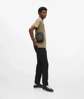 K/Monogram læder crossbody taske