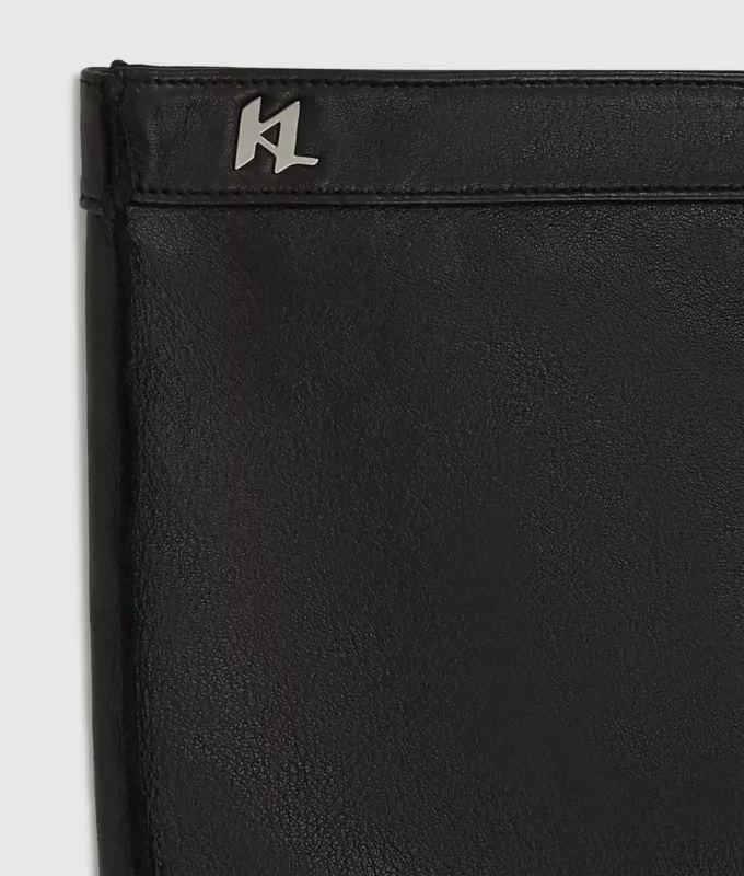 K/Monogram læderhandsker
