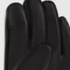 K/Monogram læderhandsker