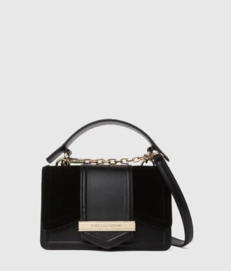 K/Nova lille crossbody-taske i ruskind