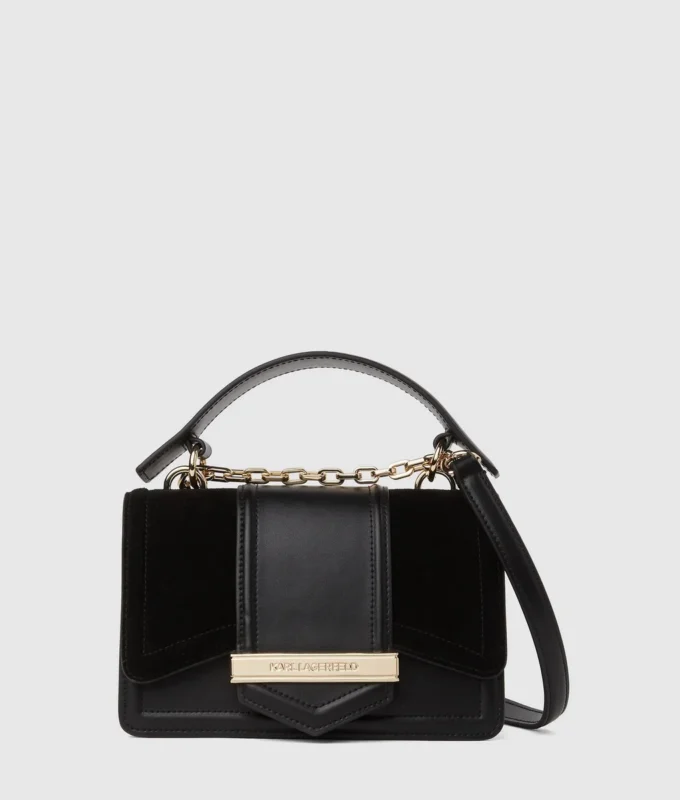 K/Nova lille crossbody-taske i ruskind