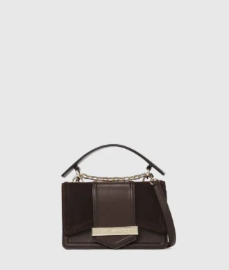 K/Nova lille crossbody-taske i ruskind