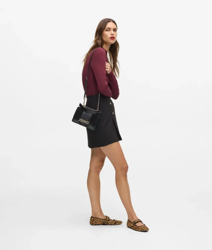 K/Nova lille crossbody-taske i ruskind