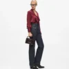 K/Nova lille crossbody-taske i ruskind
