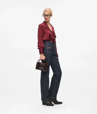 K/Nova lille crossbody-taske i ruskind