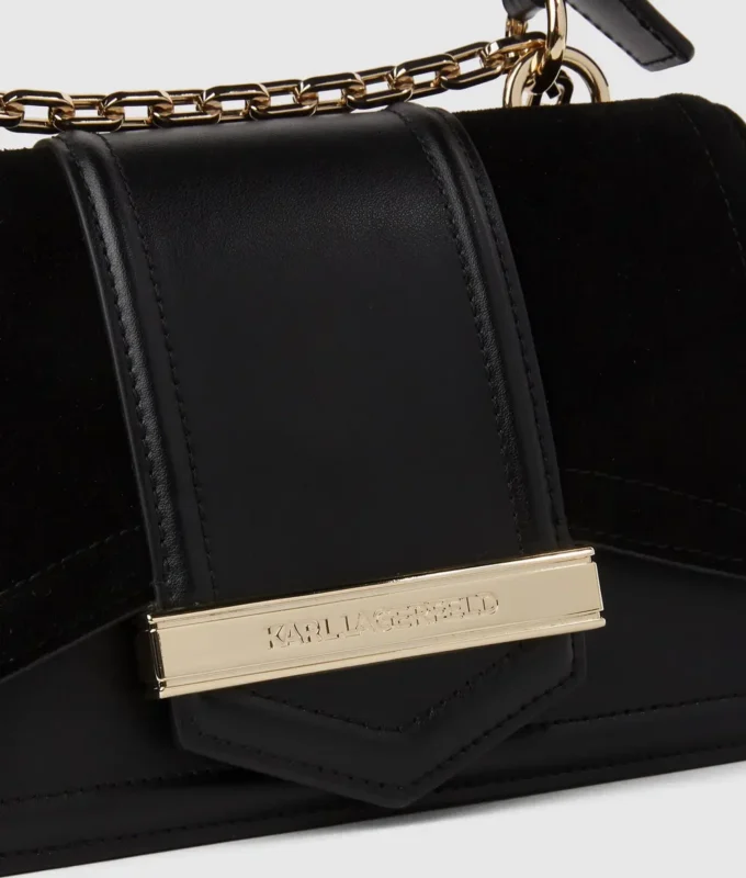 K/Nova lille crossbody-taske i ruskind