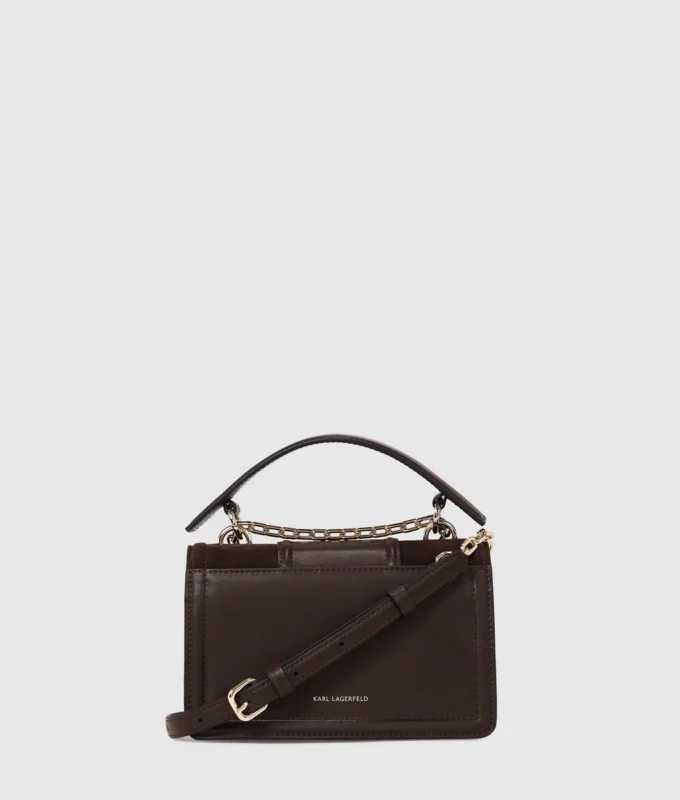 K/Nova lille crossbody-taske i ruskind