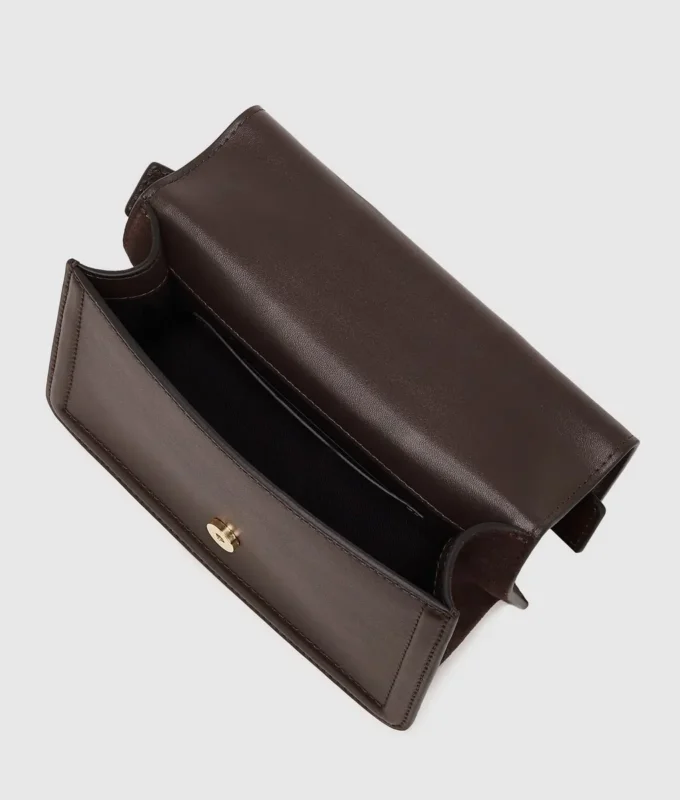 K/Nova lille crossbody-taske i ruskind