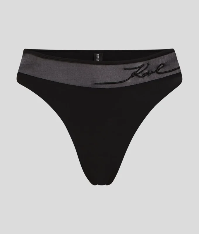 K/SIGNATURE BIKINIBUKSER MED HØJ TALJE