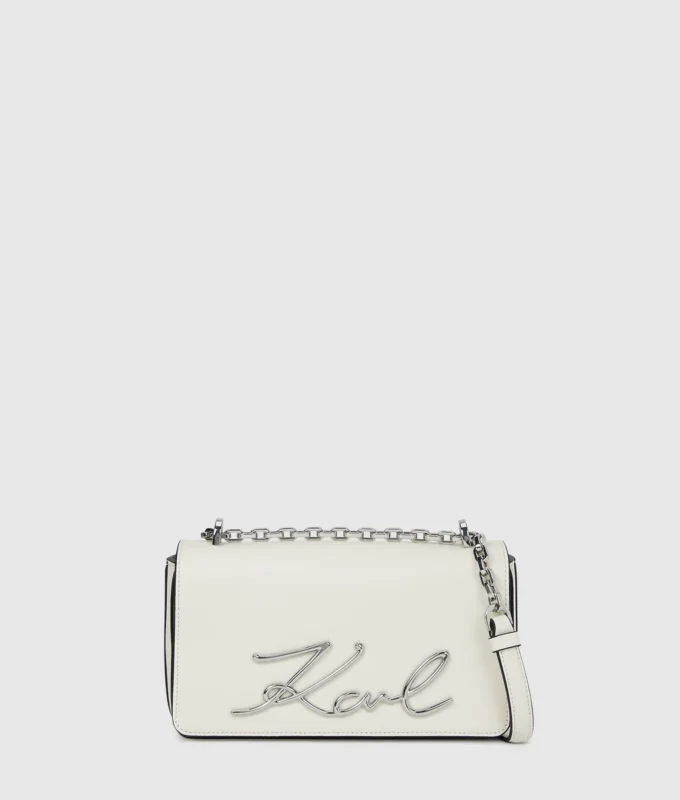 K/Signature lille crossbody-taske