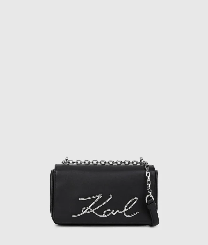 K/Signature lille crossbody-taske