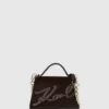K/Signature lille crossbody-taske
