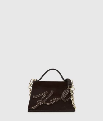 K/Signature lille crossbody-taske