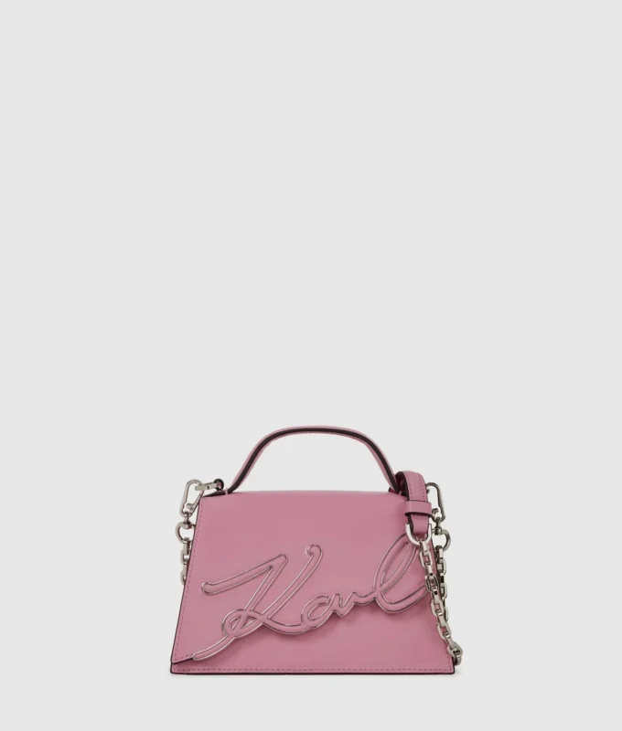 K/Signature lille crossbody-taske
