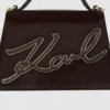K/Signature lille crossbody-taske