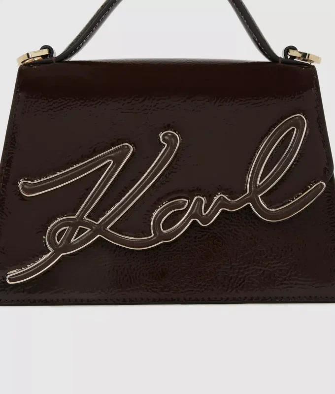 K/Signature lille crossbody-taske