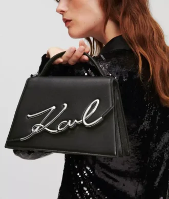 K/SIGNATURE MEDIUM CROSSBODY TASKE