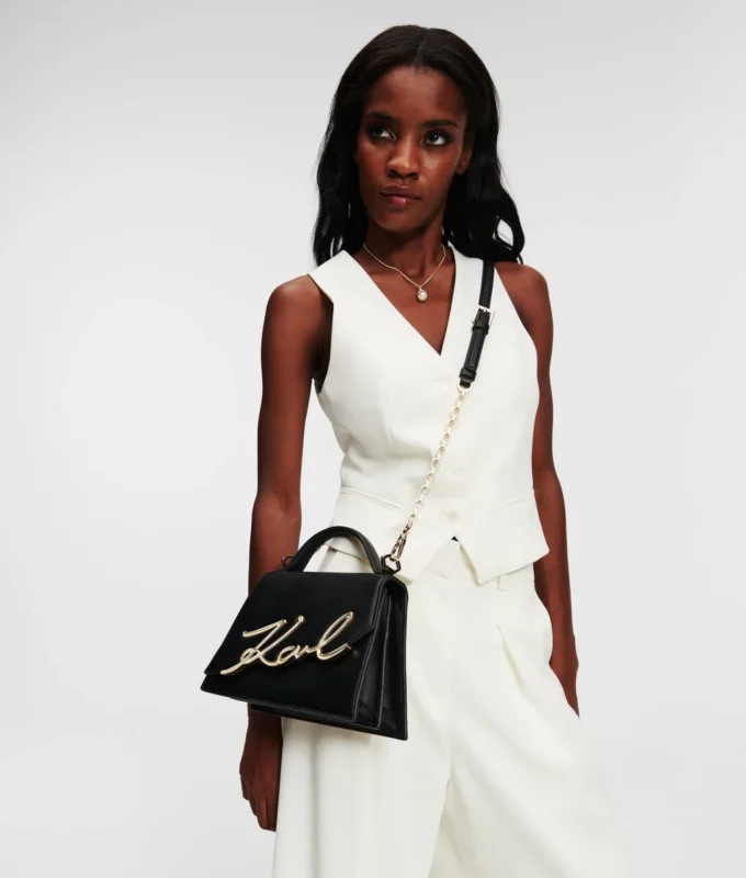 K/SIGNATURE MEDIUM CROSSBODY TASKE