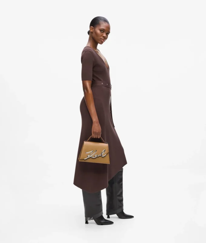 K/SIGNATURE MEDIUM CROSSBODY TASKE