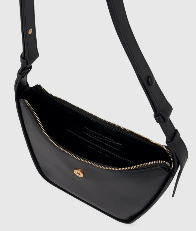 K/Signature medium skuldertaske med lynlås