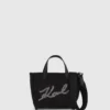 K/Signature mini shopper med rhinestones