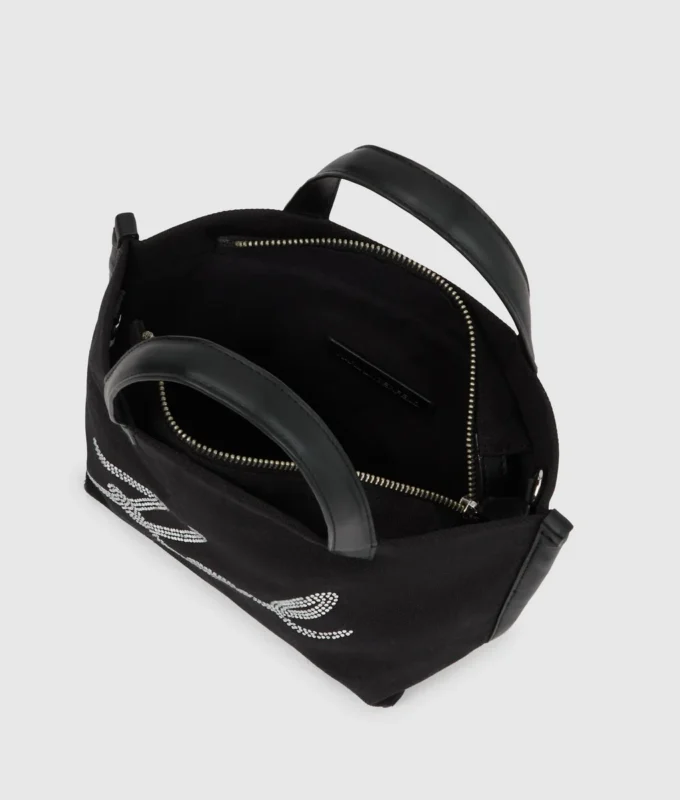 K/Signature mini shopper med rhinestones