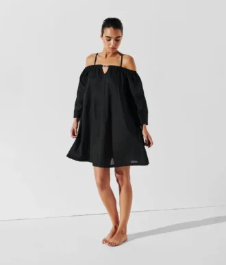 K/SIGNATURE OFF-SHOULDER STRANDKJOLE