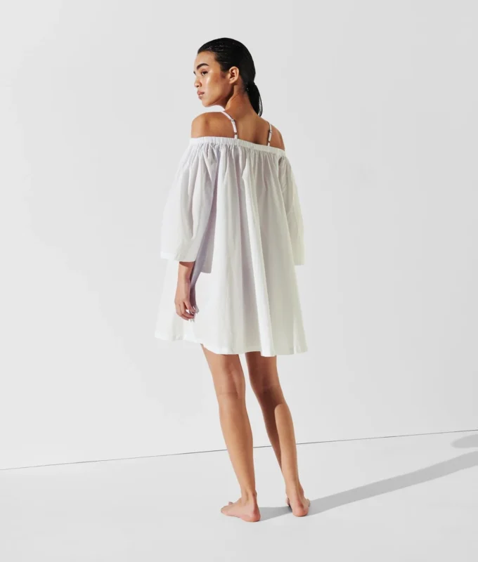 K/SIGNATURE OFF-SHOULDER STRANDKJOLE
