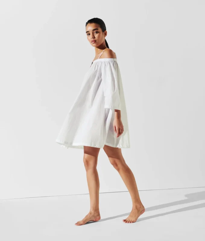 K/SIGNATURE OFF-SHOULDER STRANDKJOLE