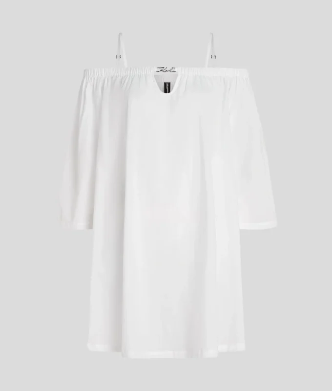 K/SIGNATURE OFF-SHOULDER STRANDKJOLE