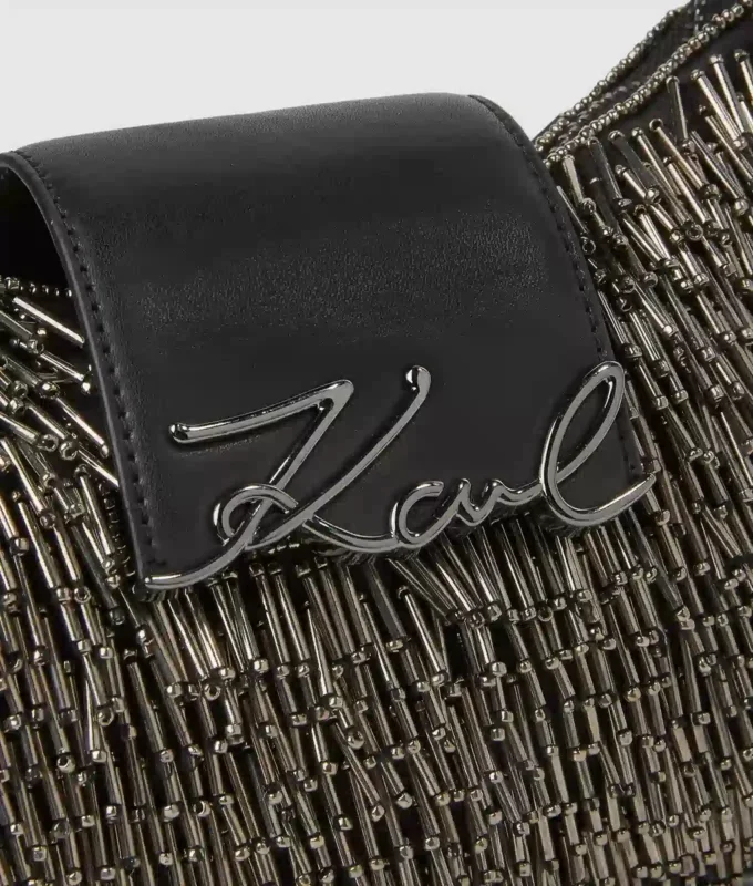 K/Signature perlebesat månetaske