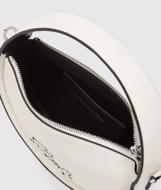 K/Signature rund crossbody-taske