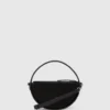 K/Signature rund crossbody-taske med pailletter