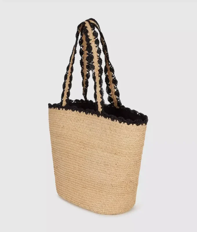 K/Signature strandtaske med muslingekant