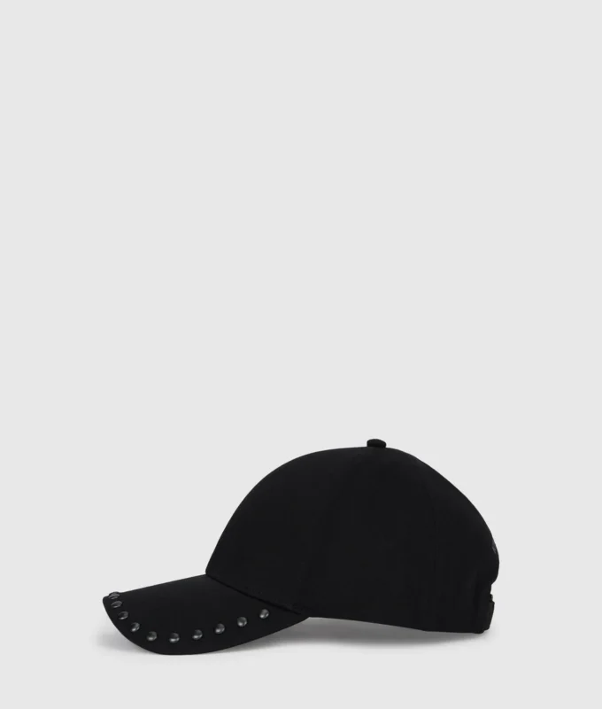 K/Signature studded cap