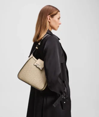 K/SIGNATURE VÆVET HOBO-TASKE