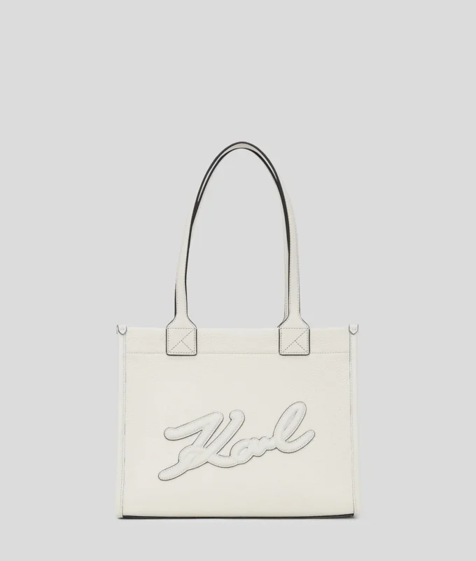 K/SKUARE GRAINY MEDIUM TOTE BAG