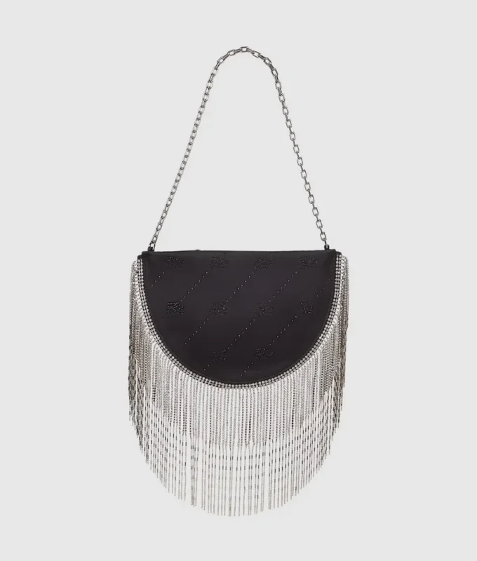 K/Soiree skuldertaske med rhinestones