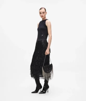 K/Soiree skuldertaske med rhinestones