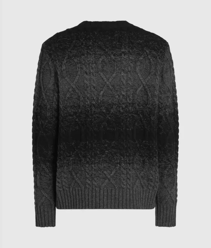 Kabelstrikket sweater