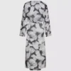 Kaftan med fan-print