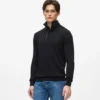 Kameo sweater med halv lynlås