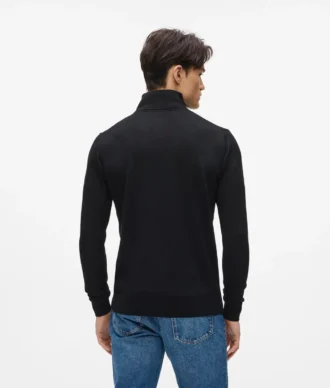 Kameo sweater med halv lynlås