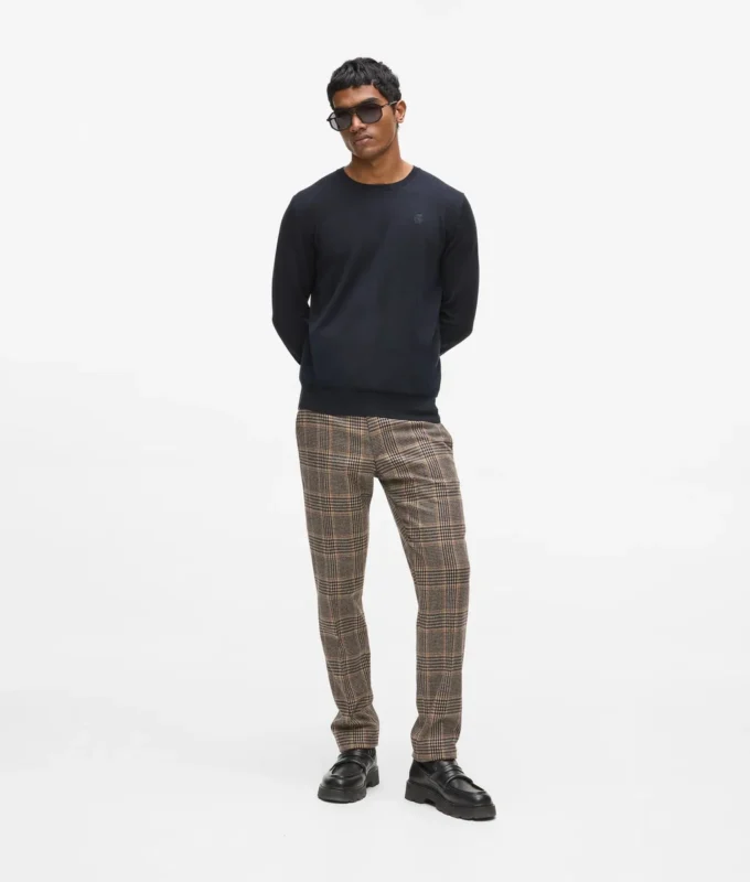 Kameo sweater med rund hals