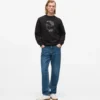 Kameo sweatshirt med rund hals