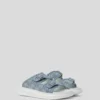 KAPRI DENIM RHINESTONE SANDALER
