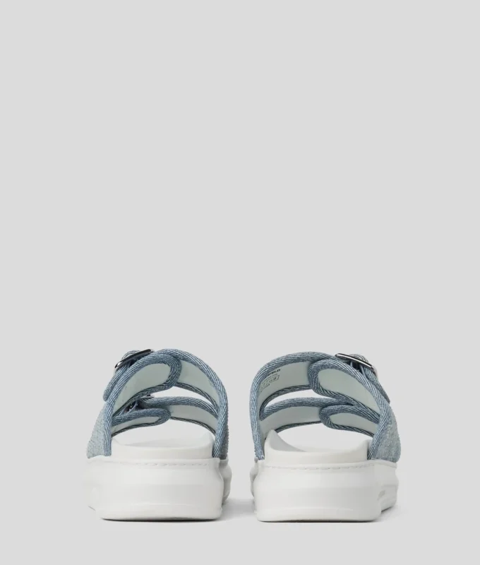 KAPRI DENIM RHINESTONE SANDALER