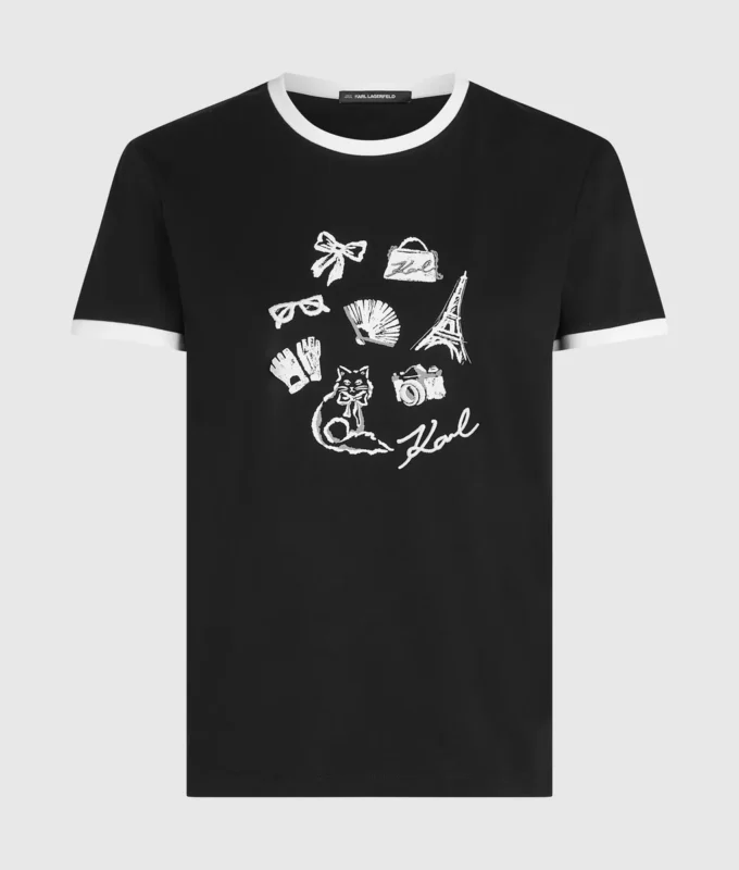 Karl charms T-shirt